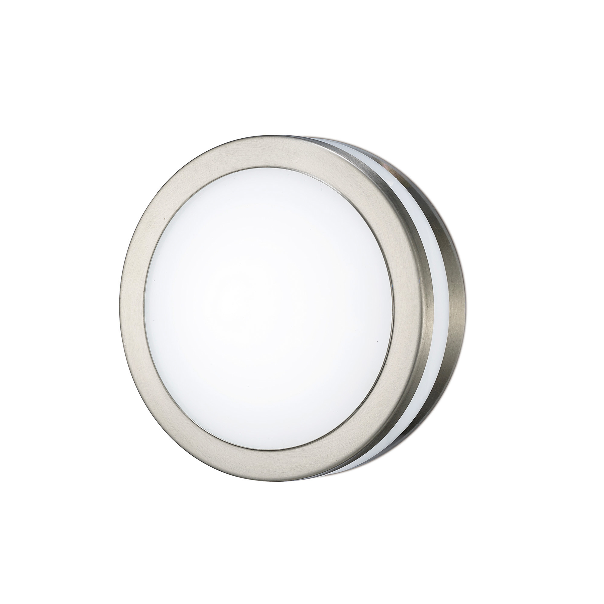 D0080  Aldo IP44 2.4W LED Round Wall Lamp Stainless Steel